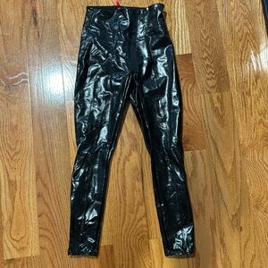 SPANX Faux Patent Leather Leggings